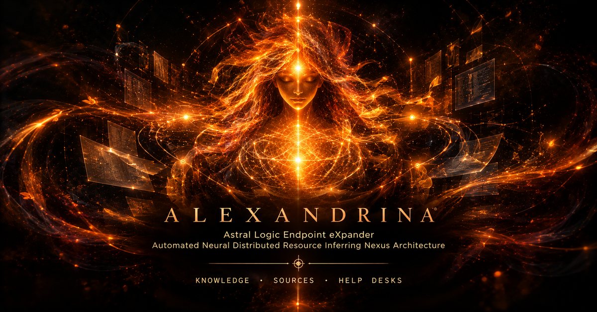 Alexandrina, the engine, woven from ember light