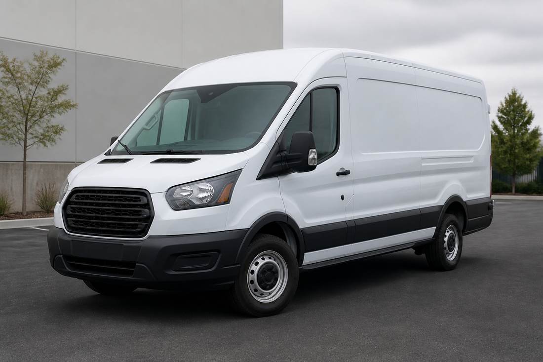 The shop van, before
